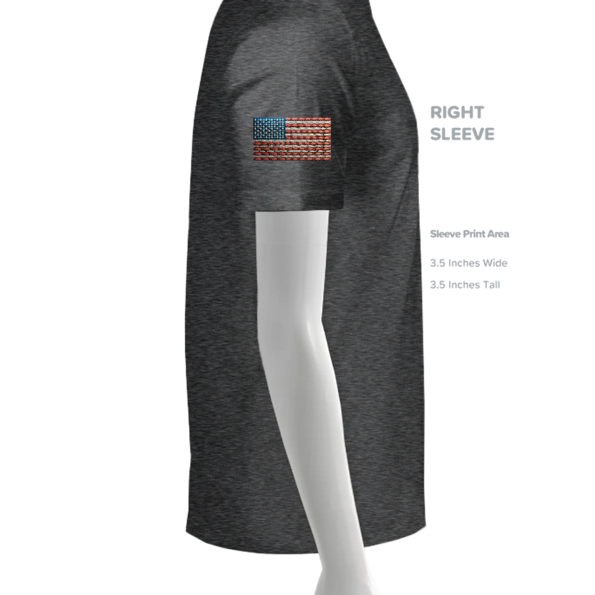 DARK HEATHER - G200 - SLEEVE_RIGHT