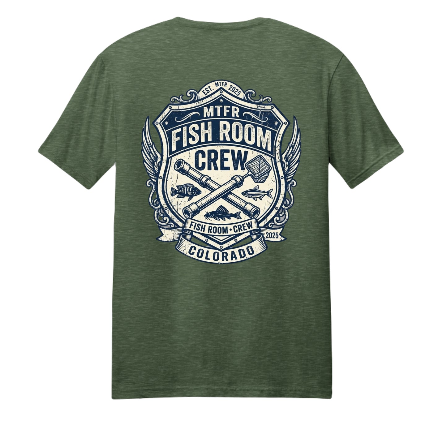 Forest Green Heather - PC455 - BACK