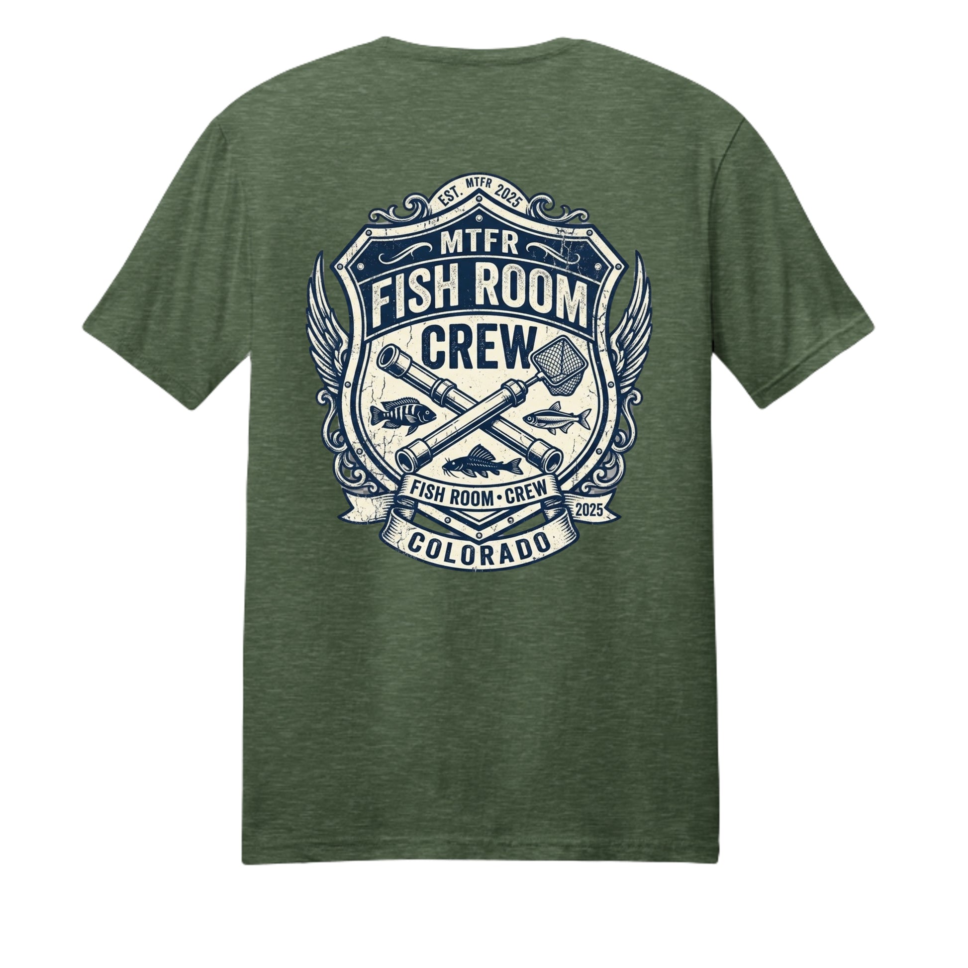 Forest Green Heather - PC455 - BACK